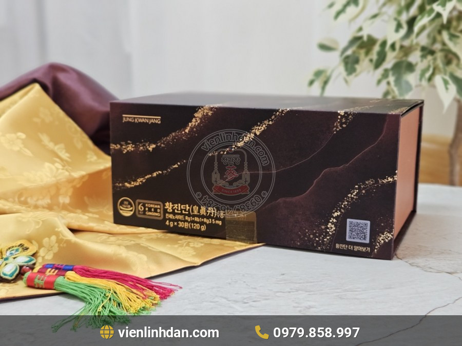 Viên Linh Đan Kgc Jung Kwan Jang Hwang Jin Dan 4g x 30 Viên - Hình ảnh chi tiết