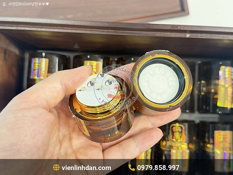 hộp viên thiên sâm linh đan kgc jung kwan jang bọc vàng